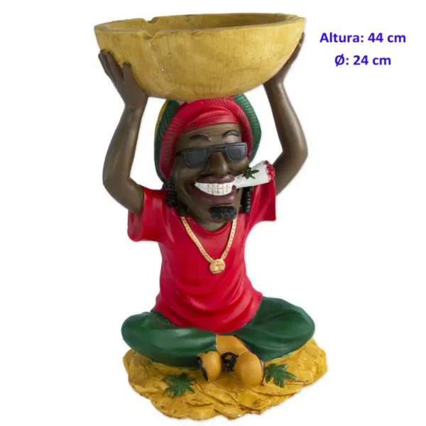 Cenicero de cerámica "Rasta"